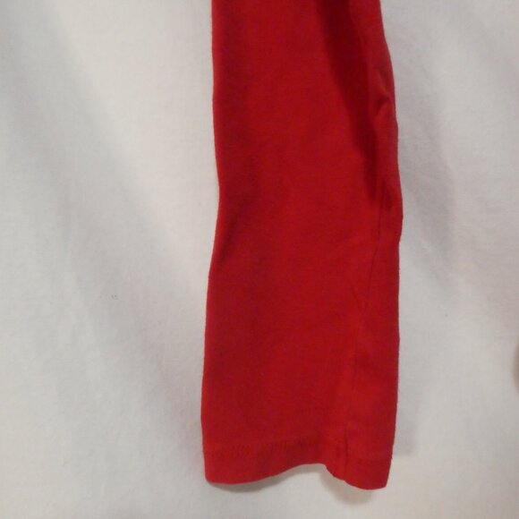 H&M | size 4 | Red Long Sleeve Scoop Neck Tee / T-Shirt - Picture 12 of 16